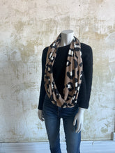 Load image into Gallery viewer, Animal print double cowl
